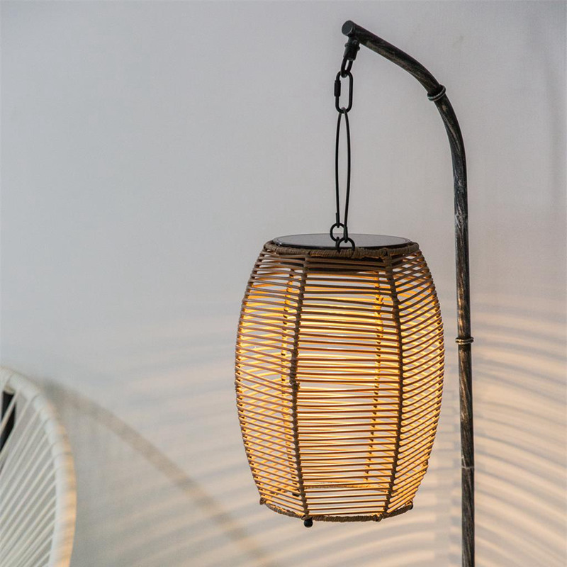 Solar Portable Rattan Lamp